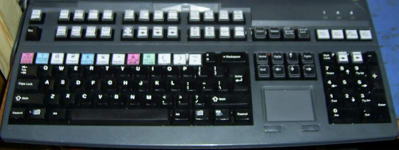 Keyboard - plan view