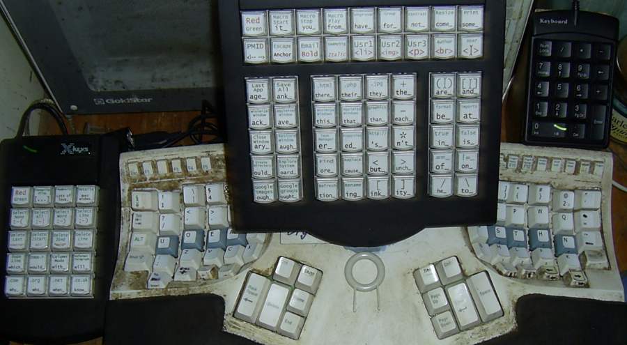 Keyboard - plan view