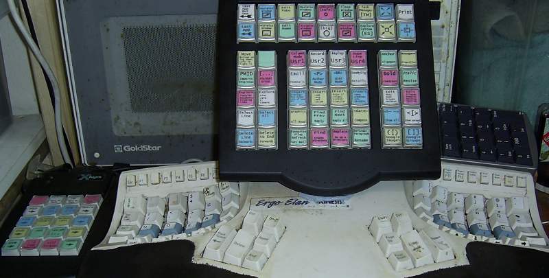 Keyboard - plan view