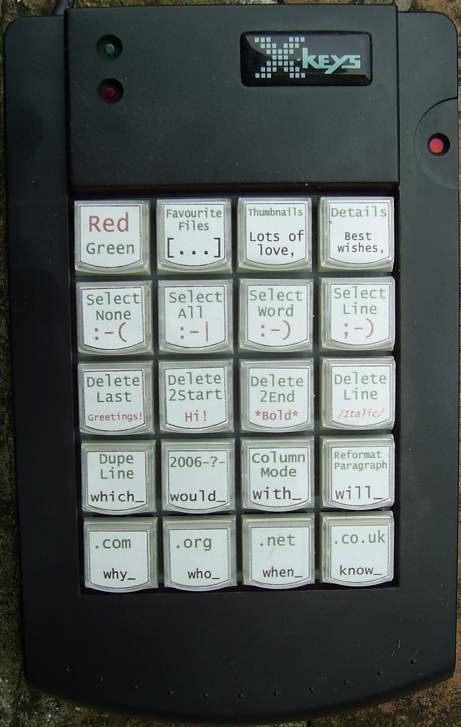 X keys 20