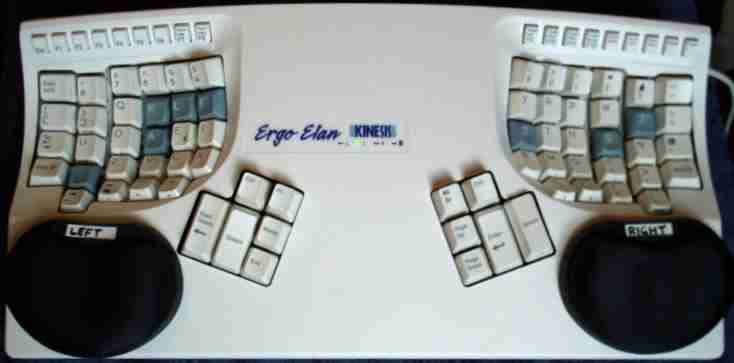 Keyboard - plan view